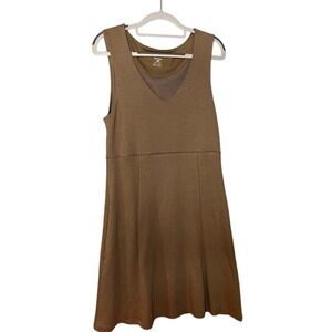 Horny Toad light brown sleeveless athletic soft comfort dress casual neutral